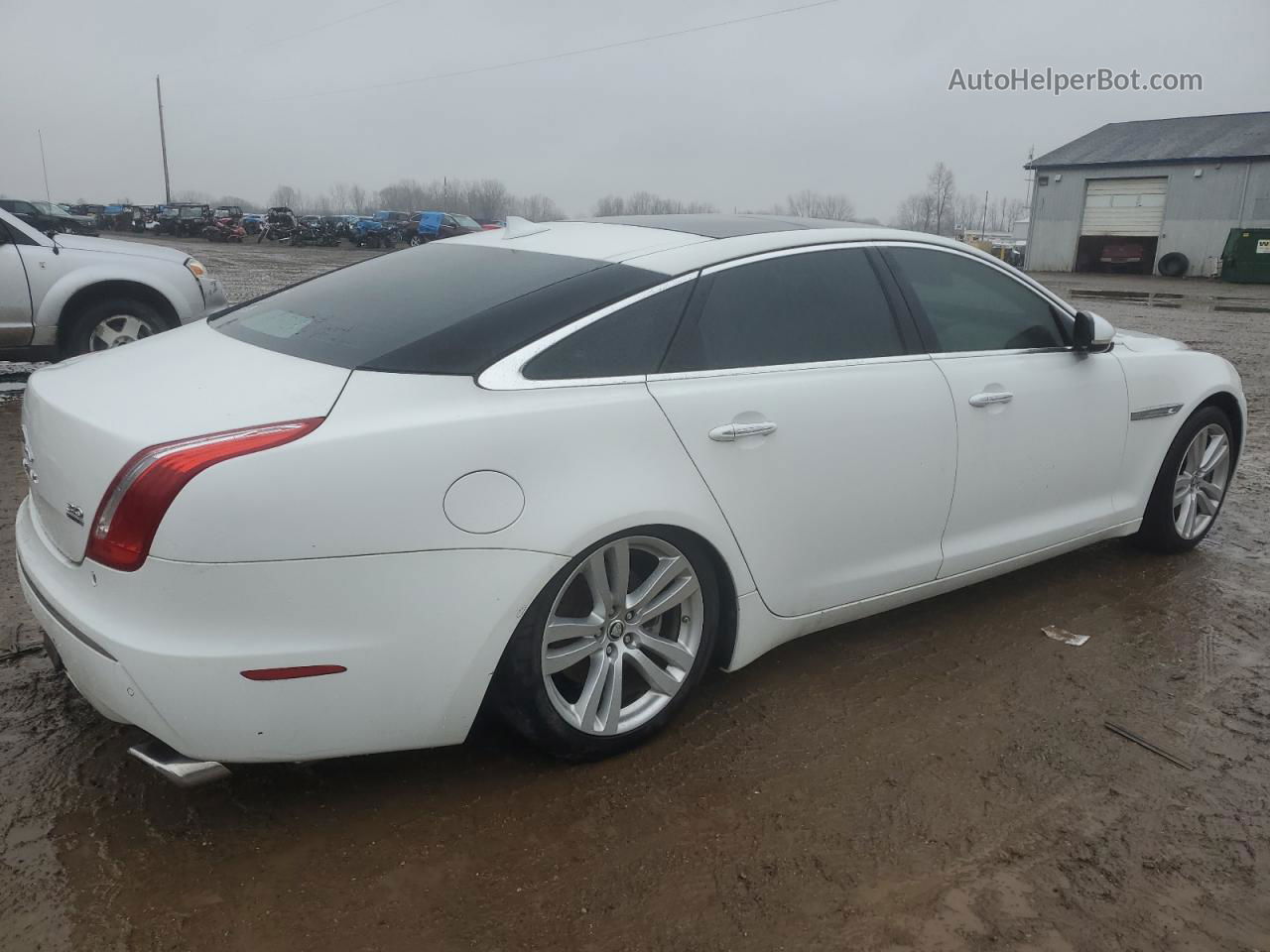 2013 Jaguar Xjl Portfolio White vin: SAJWJ2GD2D8V49493