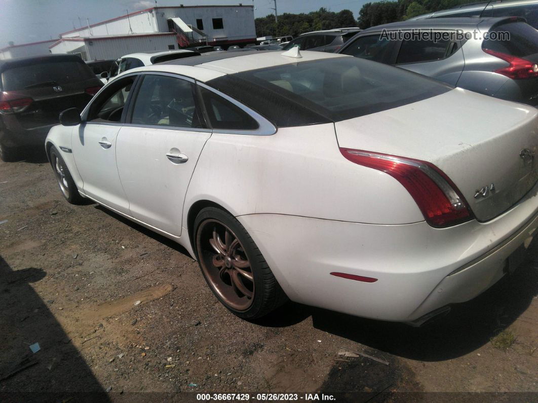 2013 Jaguar Xj Xjl Portfolio White vin: SAJWJ2GD3D8V39152