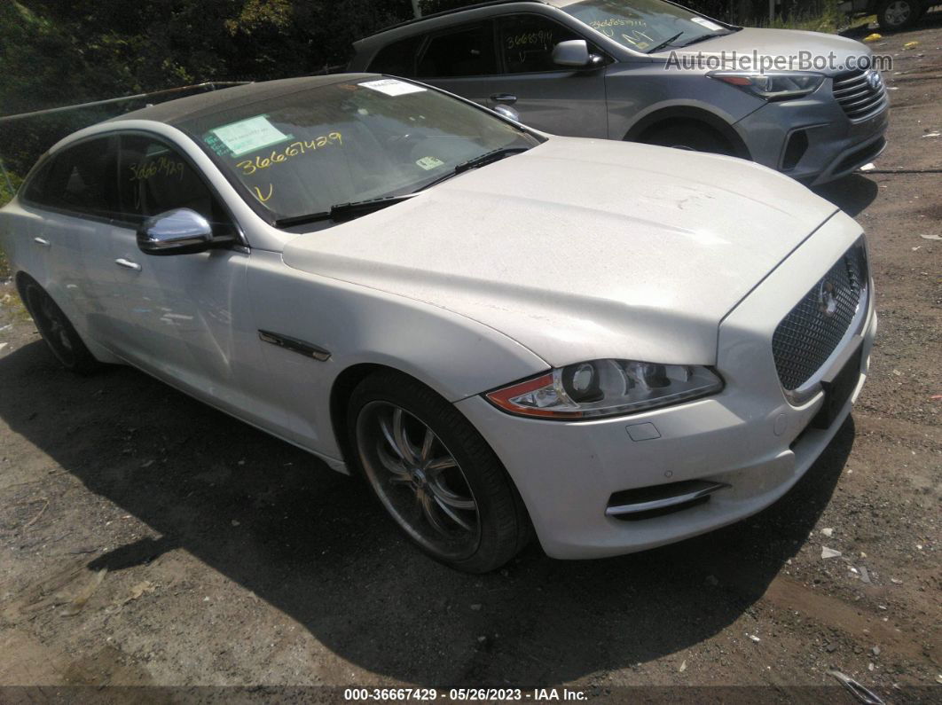 2013 Jaguar Xj Xjl Portfolio White vin: SAJWJ2GD3D8V39152