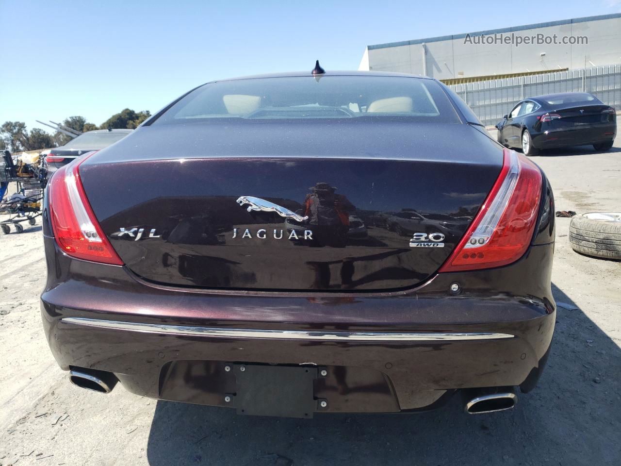 2013 Jaguar Xjl Portfolio Purple vin: SAJWJ2GD3D8V44321