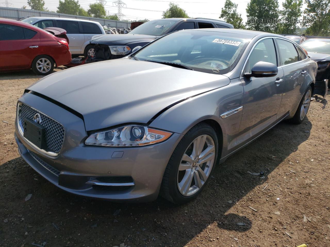 2013 Jaguar Xjl Portfolio Gray vin: SAJWJ2GD3D8V46599