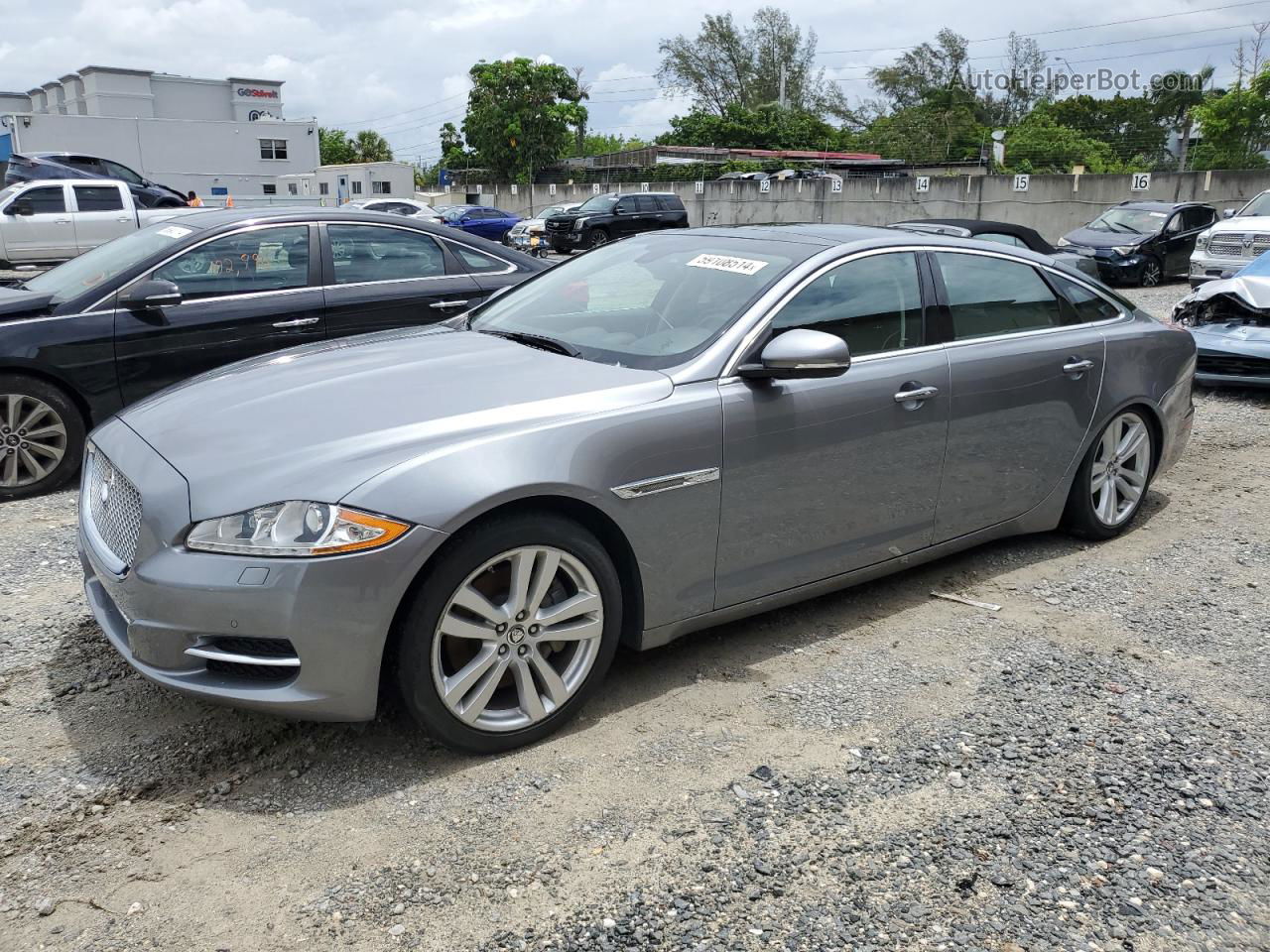 2013 Jaguar Xjl Portfolio Gray vin: SAJWJ2GD3D8V46599