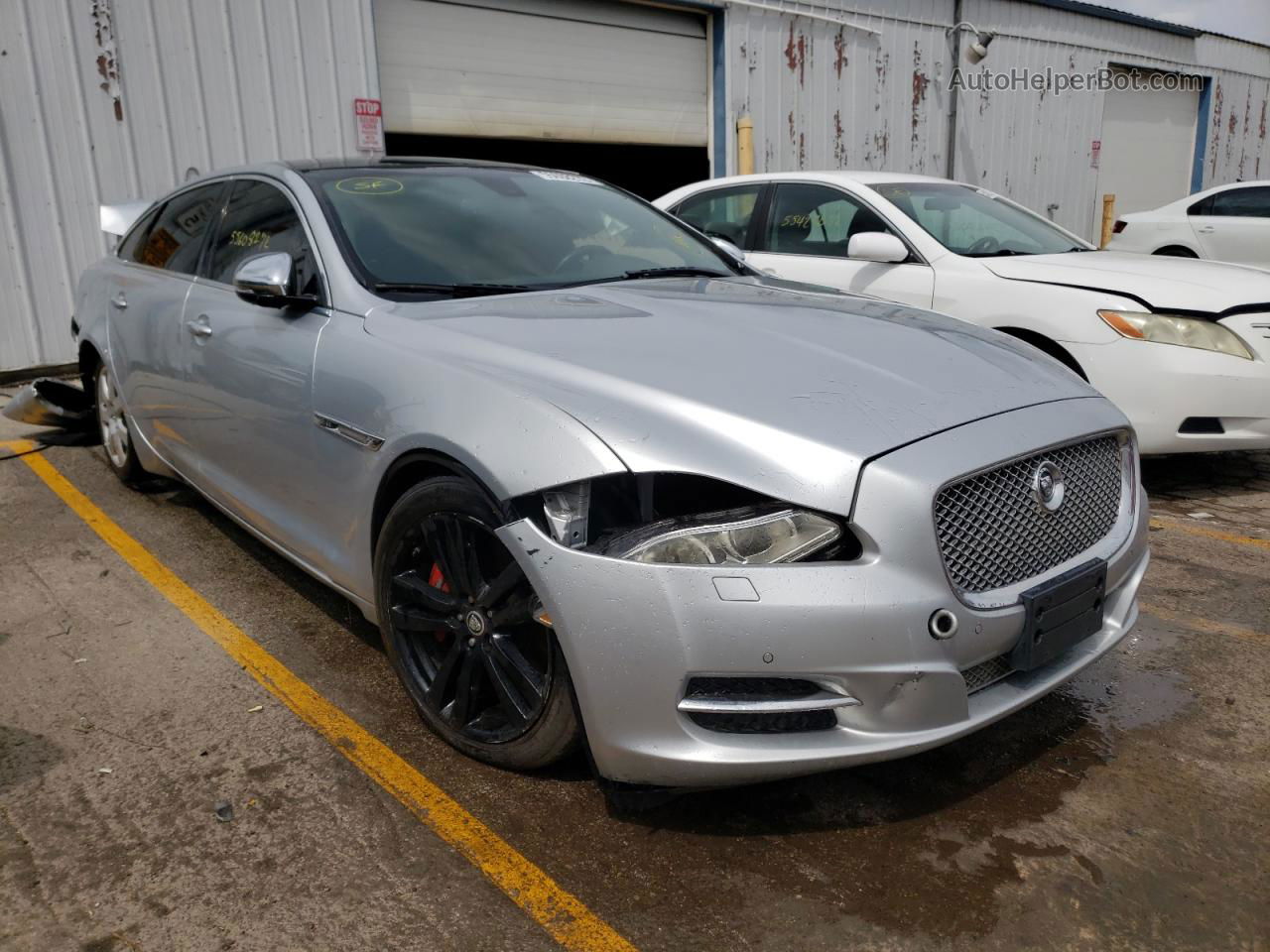 2013 Jaguar Xjl Portfolio Silver vin: SAJWJ2GD4D8V44800