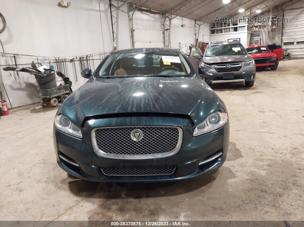 2013 Jaguar Xj Xjl Portfolio Green vin: SAJWJ2GD4D8V51990