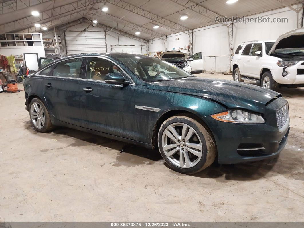 2013 Jaguar Xj Xjl Portfolio Green vin: SAJWJ2GD4D8V51990