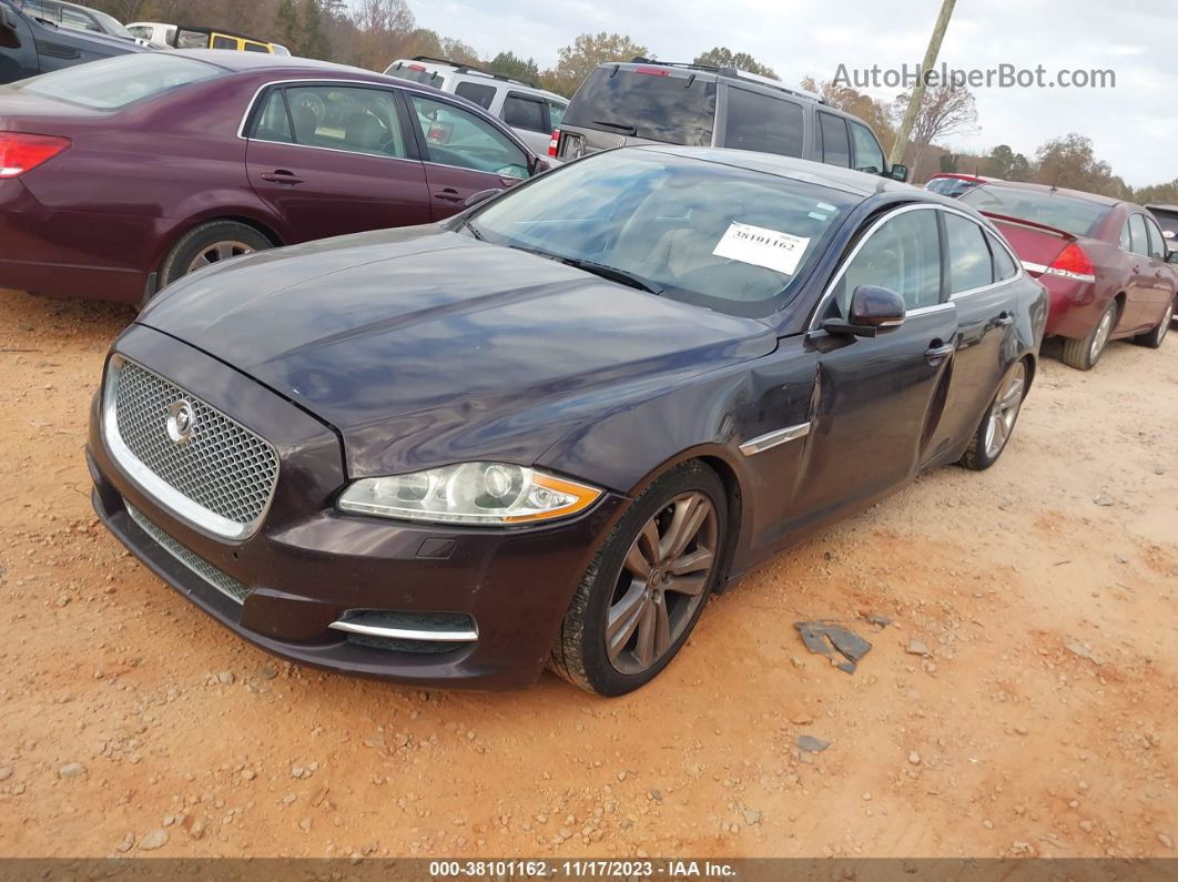 2013 Jaguar Xj Xjl Portfolio Purple vin: SAJWJ2GD5D8V45356