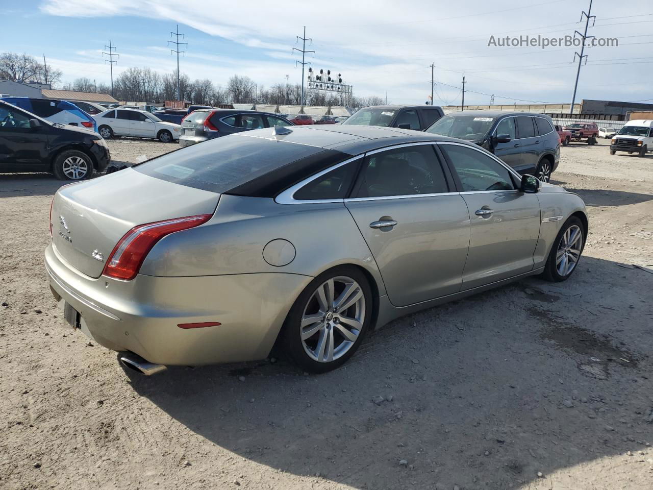 2013 Jaguar Xjl Portfolio Серый vin: SAJWJ2GD5D8V46040