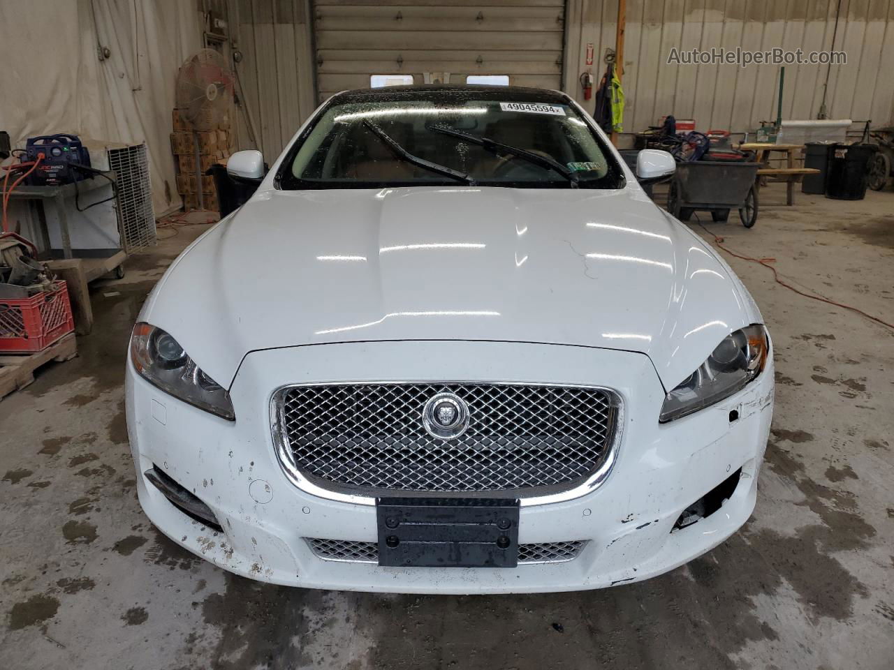 2013 Jaguar Xjl Portfolio White vin: SAJWJ2GD7D8V47707