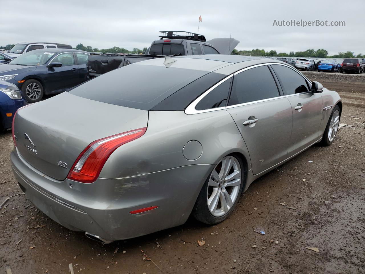 2013 Jaguar Xjl Portfolio Beige vin: SAJWJ2GD9D8V45893