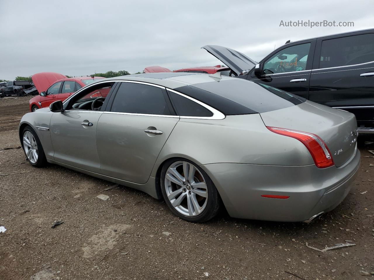 2013 Jaguar Xjl Portfolio Beige vin: SAJWJ2GD9D8V45893