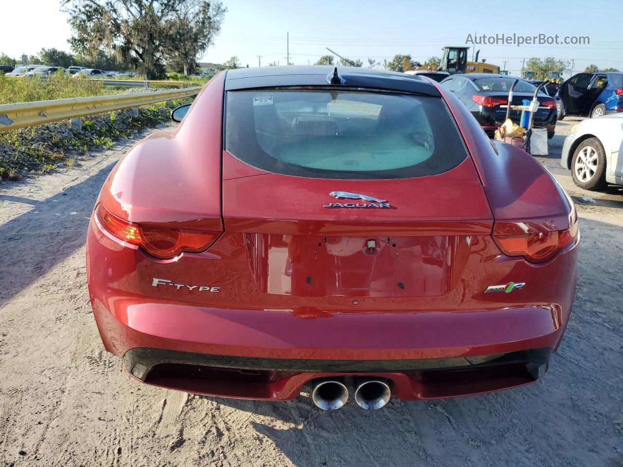 2016 Jaguar F-type S Red vin: SAJWJ6BV0G8K25972