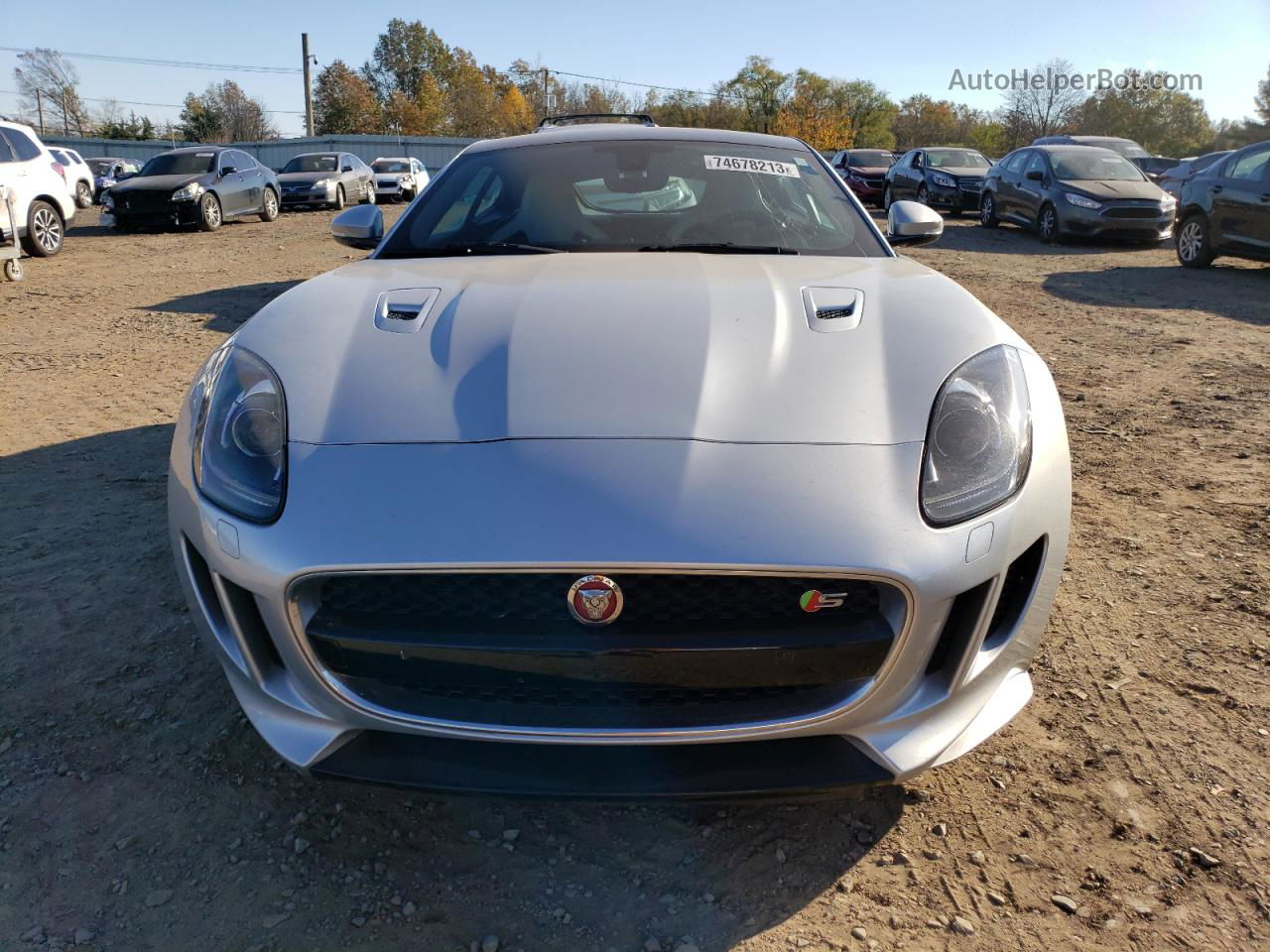 2016 Jaguar F-type S Silver vin: SAJWJ6BV6G8K27810