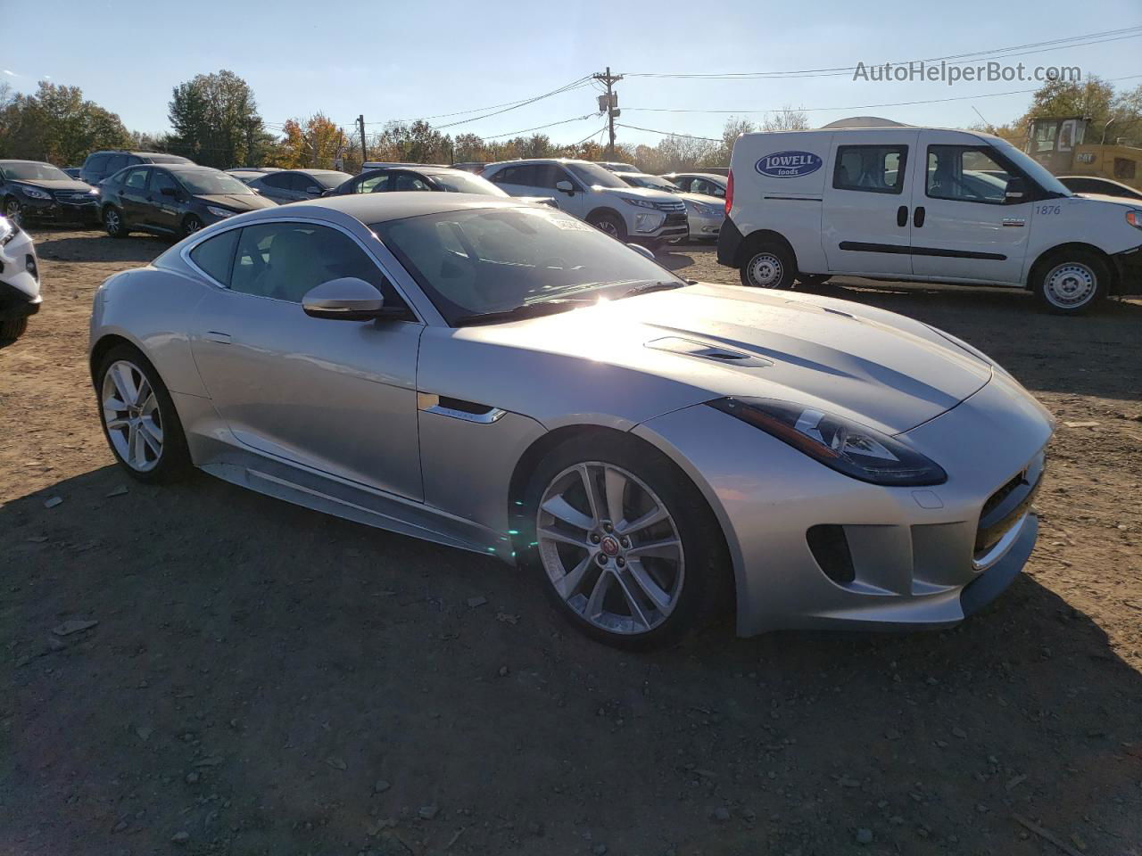 2016 Jaguar F-type S Серебряный vin: SAJWJ6BV6G8K27810