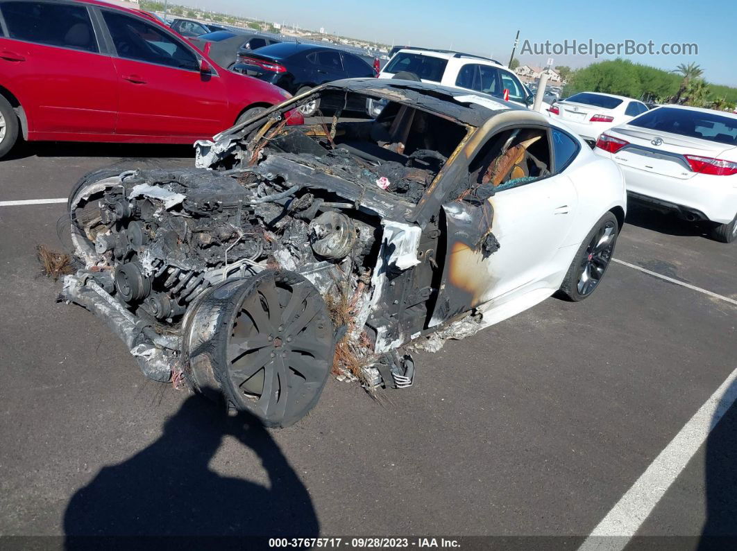 2016 Jaguar F-type S White vin: SAJWJ6BV7G8K30876