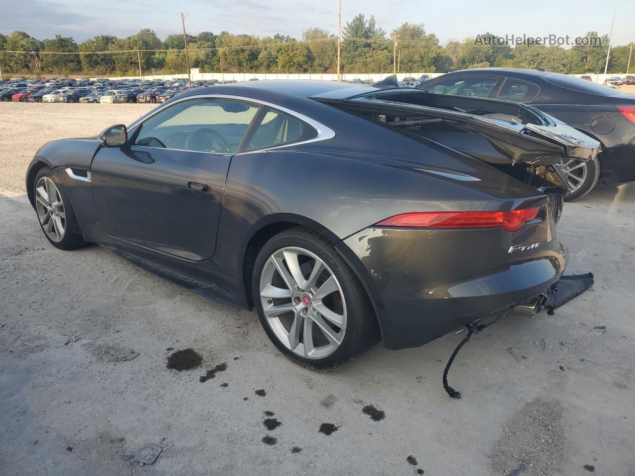 2016 Jaguar F-type S Gray vin: SAJWJ6BVXG8K29088