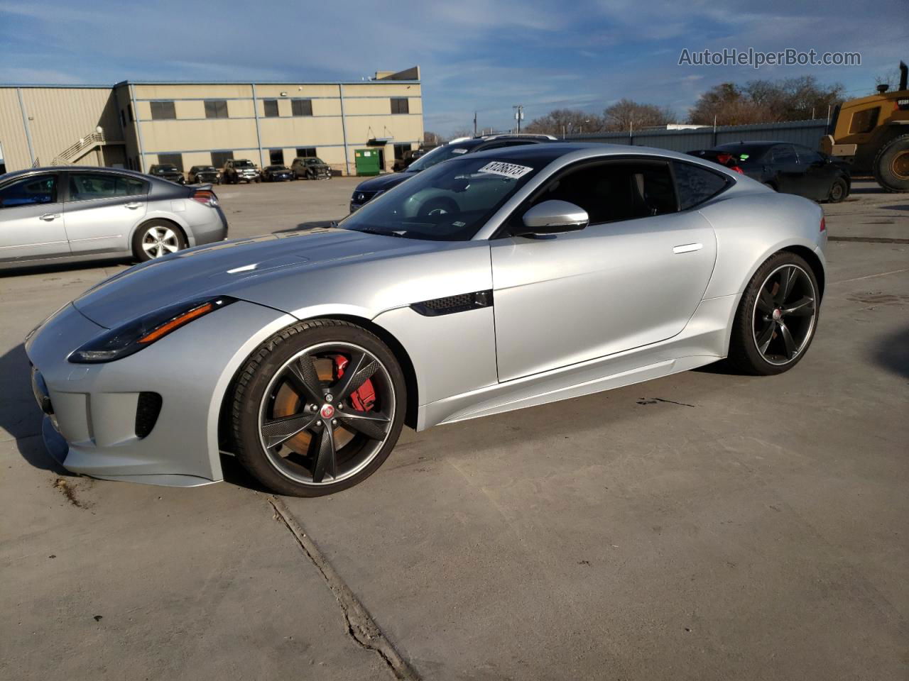 2016 Jaguar F-type R Silver vin: SAJWJ6DL2GMK26818