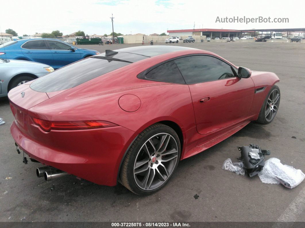 2016 Jaguar F-type R Red vin: SAJWJ6DL3GMK29758