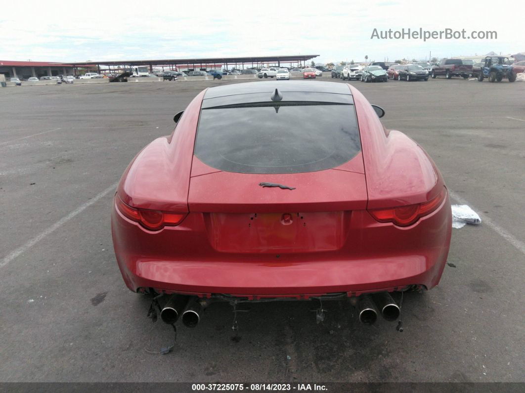 2016 Jaguar F-type R Red vin: SAJWJ6DL3GMK29758