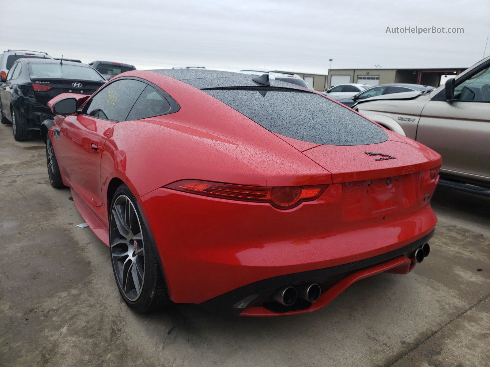 2016 Jaguar F-type R Red vin: SAJWJ6DL8GMK28735