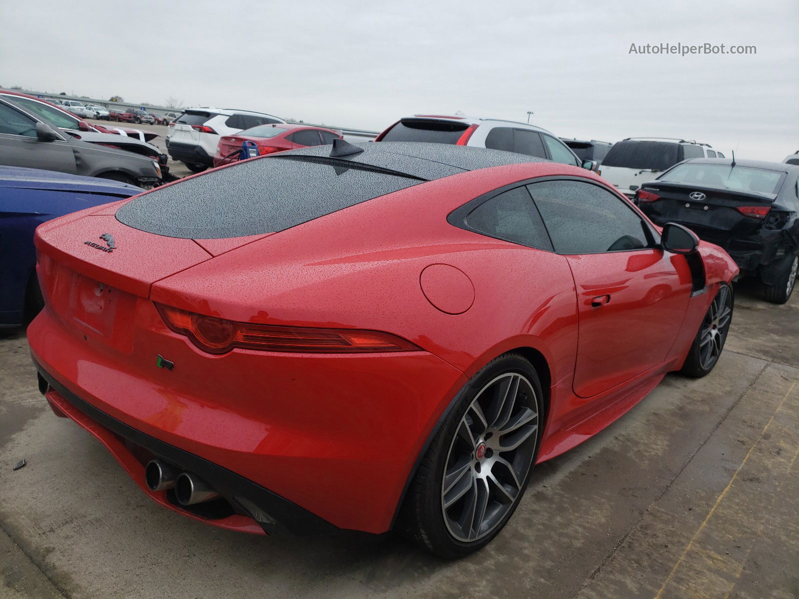 2016 Jaguar F-type R Red vin: SAJWJ6DL8GMK28735