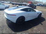 2016 Jaguar F-type R White vin: SAJWJ6DL8GMK30257