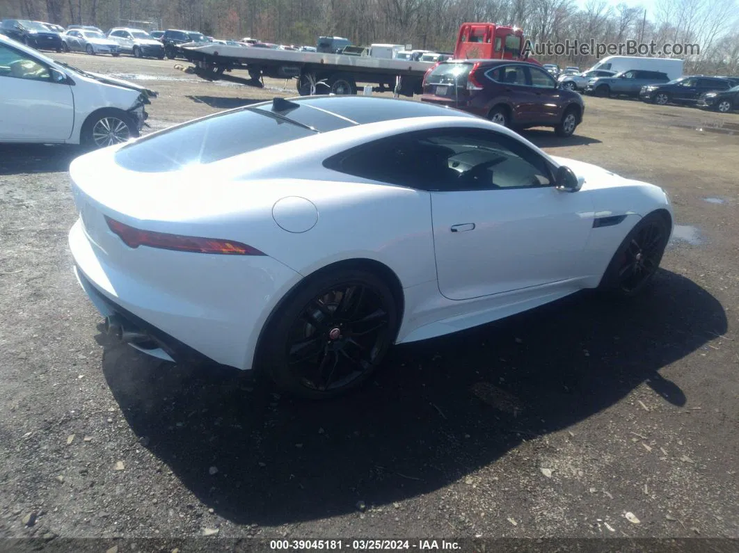 2016 Jaguar F-type R White vin: SAJWJ6DL8GMK30257