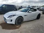 2016 Jaguar F-type S White vin: SAJWJ6FV3G8K26155