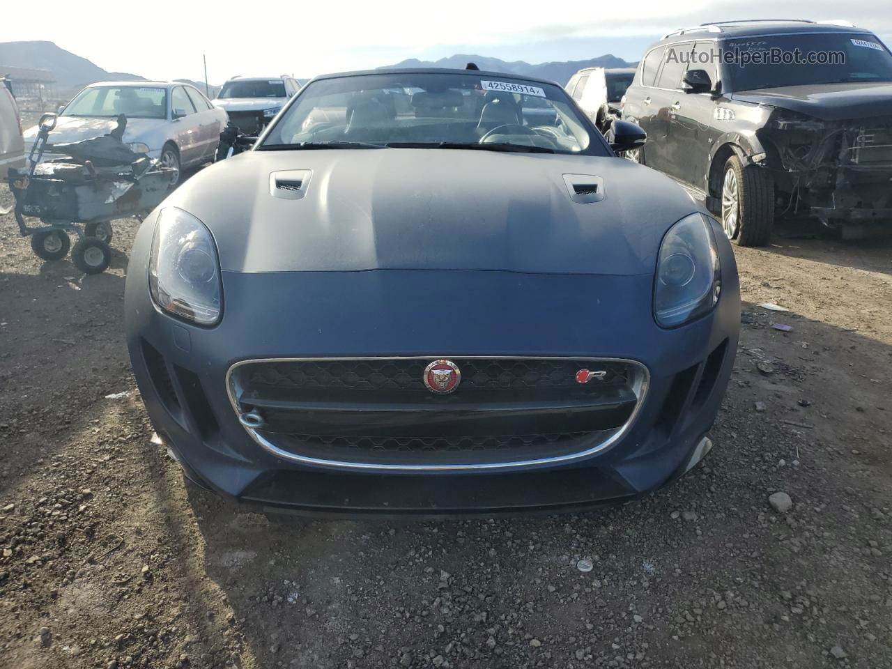 2016 Jaguar F-type R Синий vin: SAJWJ6HL7GMK21088