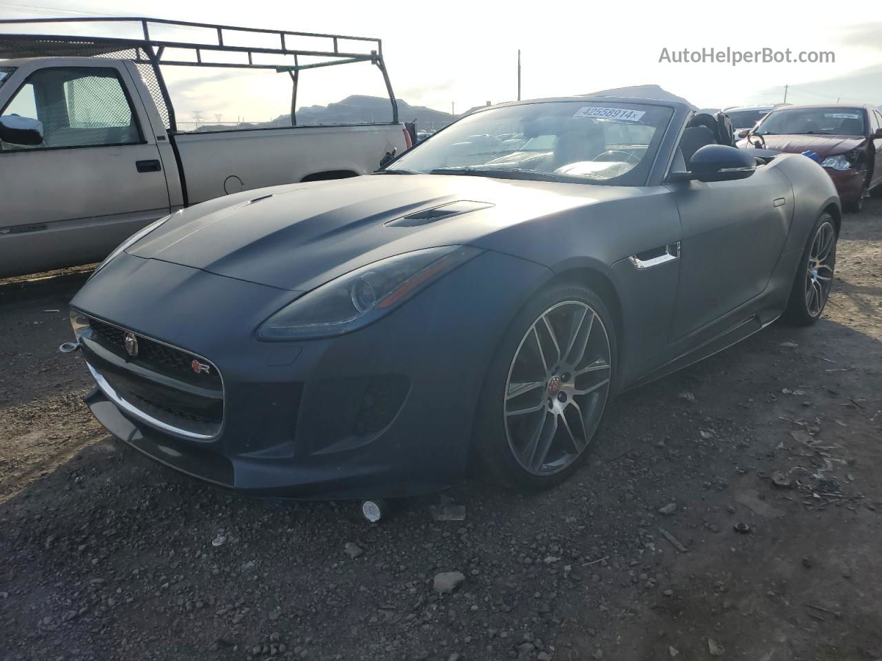 2016 Jaguar F-type R Blue vin: SAJWJ6HL7GMK21088