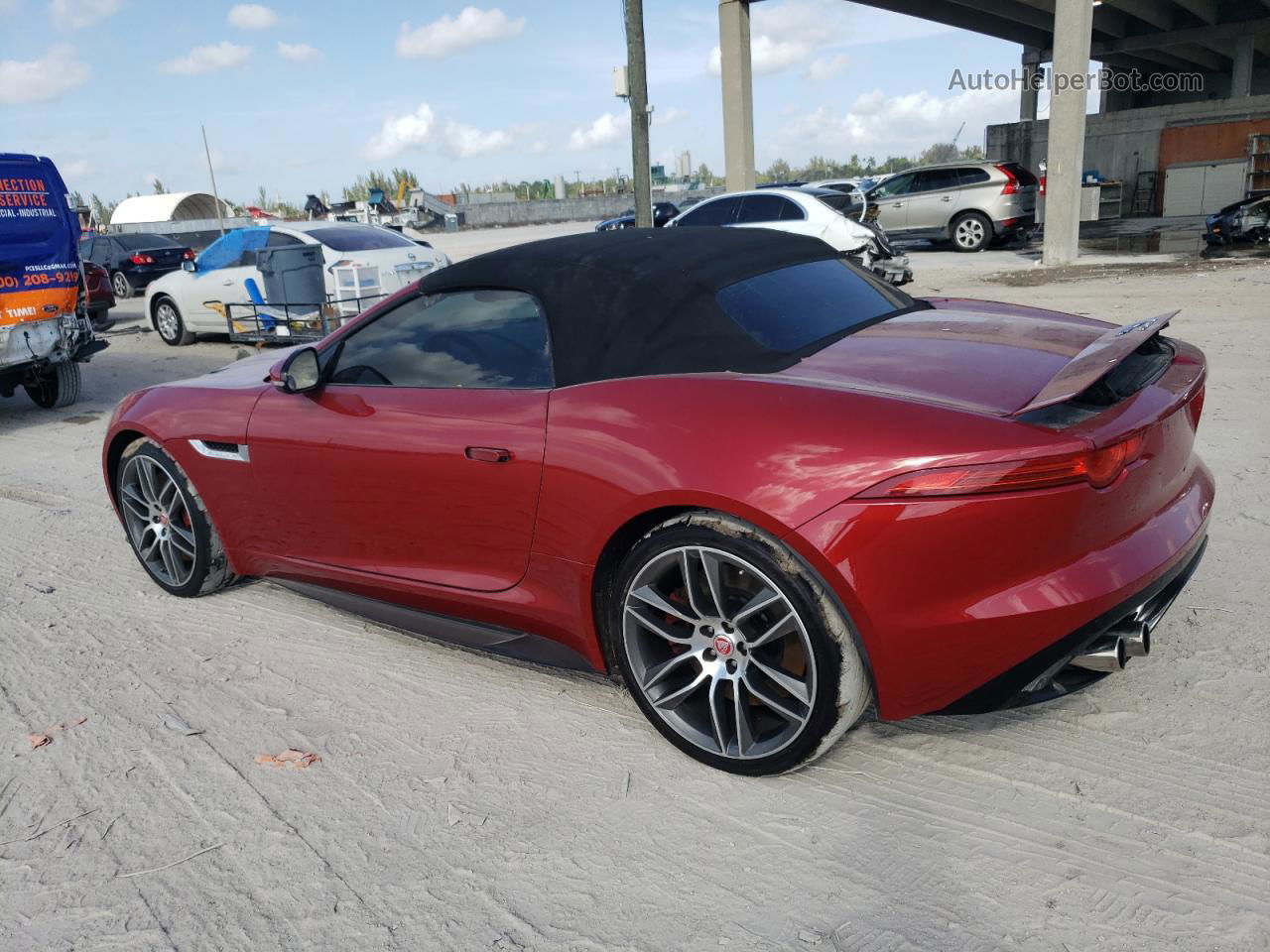 2016 Jaguar F-type R Red vin: SAJWJ6HL7GMK21088