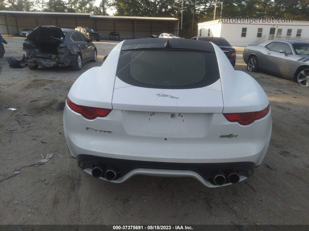 2016 Jaguar F-type R White vin: SAJXJ6DL5GMK26784