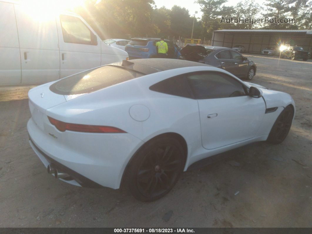 2016 Jaguar F-type R White vin: SAJXJ6DL5GMK26784