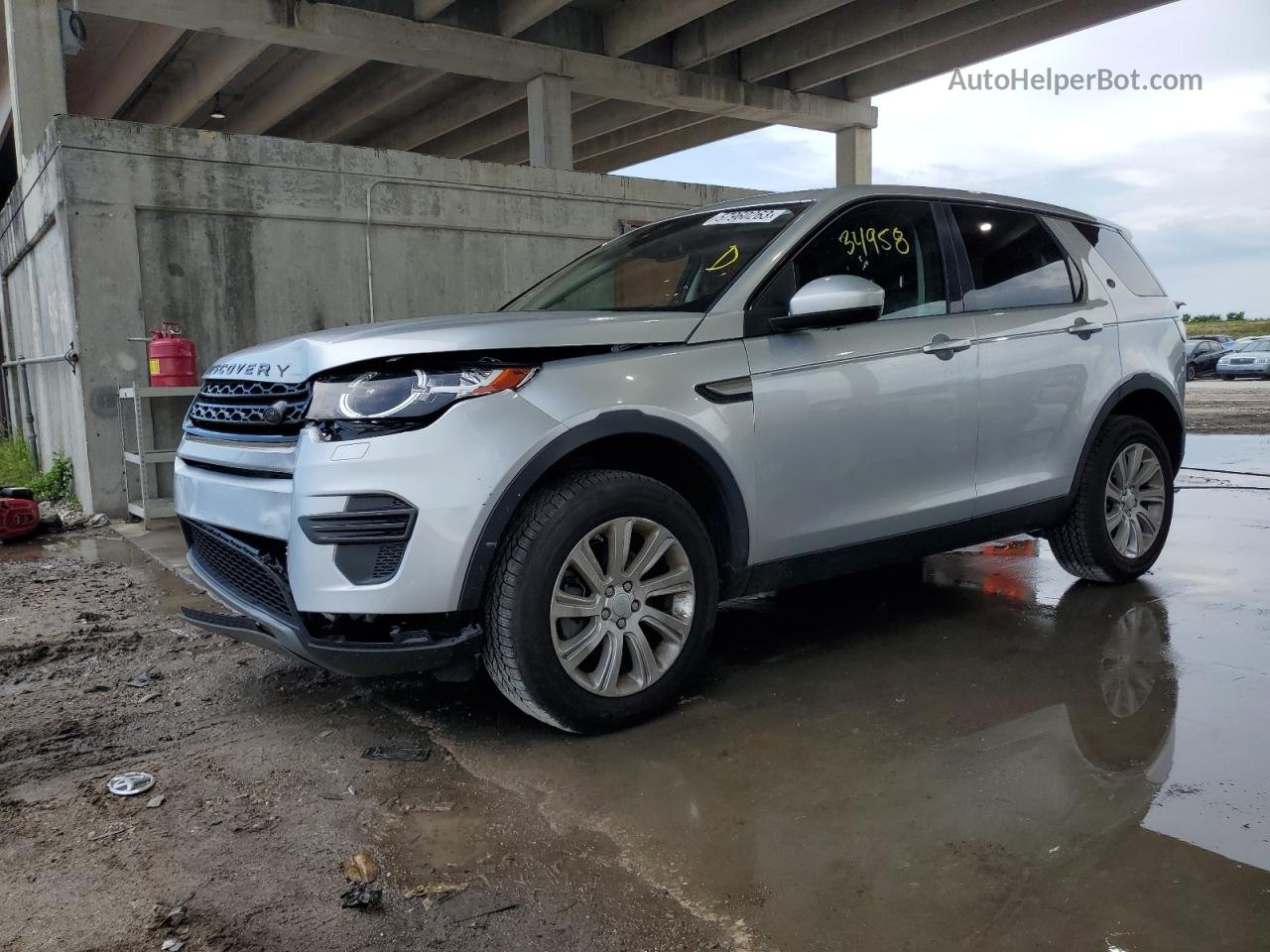 2019 Land Rover Discovery Sport Se Silver vin: SALCP2FX1KH800201