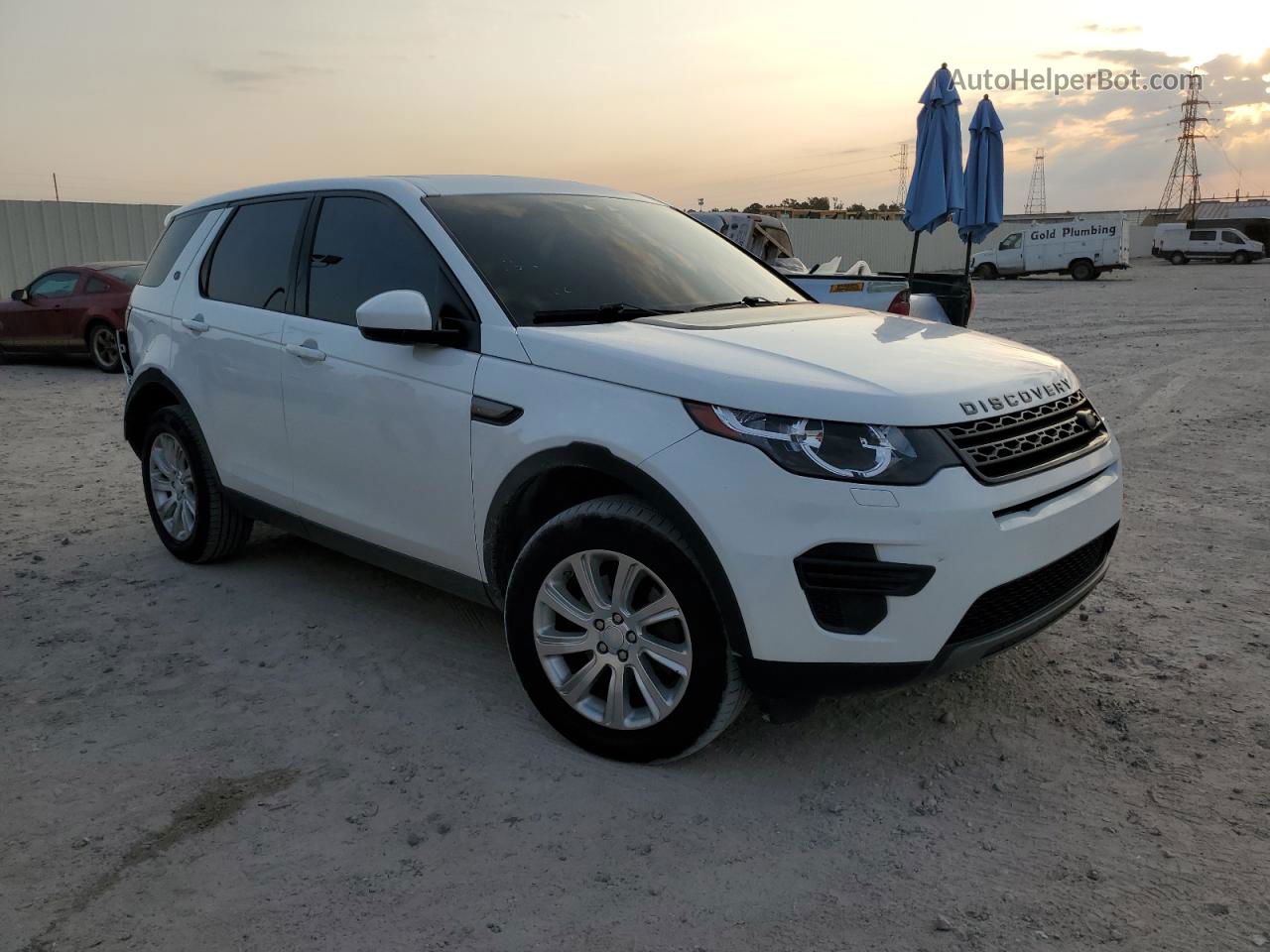 2019 Land Rover Discovery Sport Se White vin: SALCP2FX1KH800635