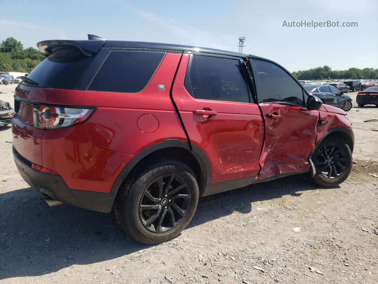 2019 Land Rover Discovery Sport Se Красный vin: SALCP2FX2KH785028