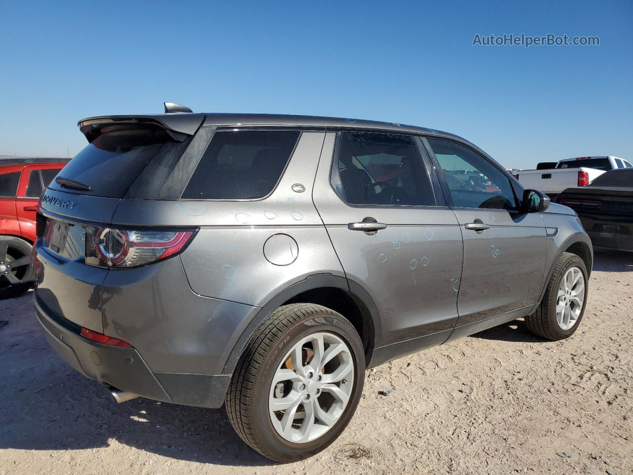 2019 Land Rover Discovery Sport Se Серый vin: SALCP2FX3KH783367