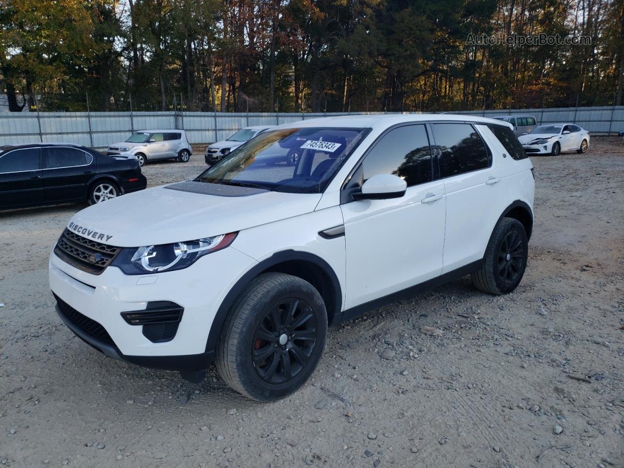 2019 Land Rover Discovery Sport Se White vin: SALCP2FX5KH807197