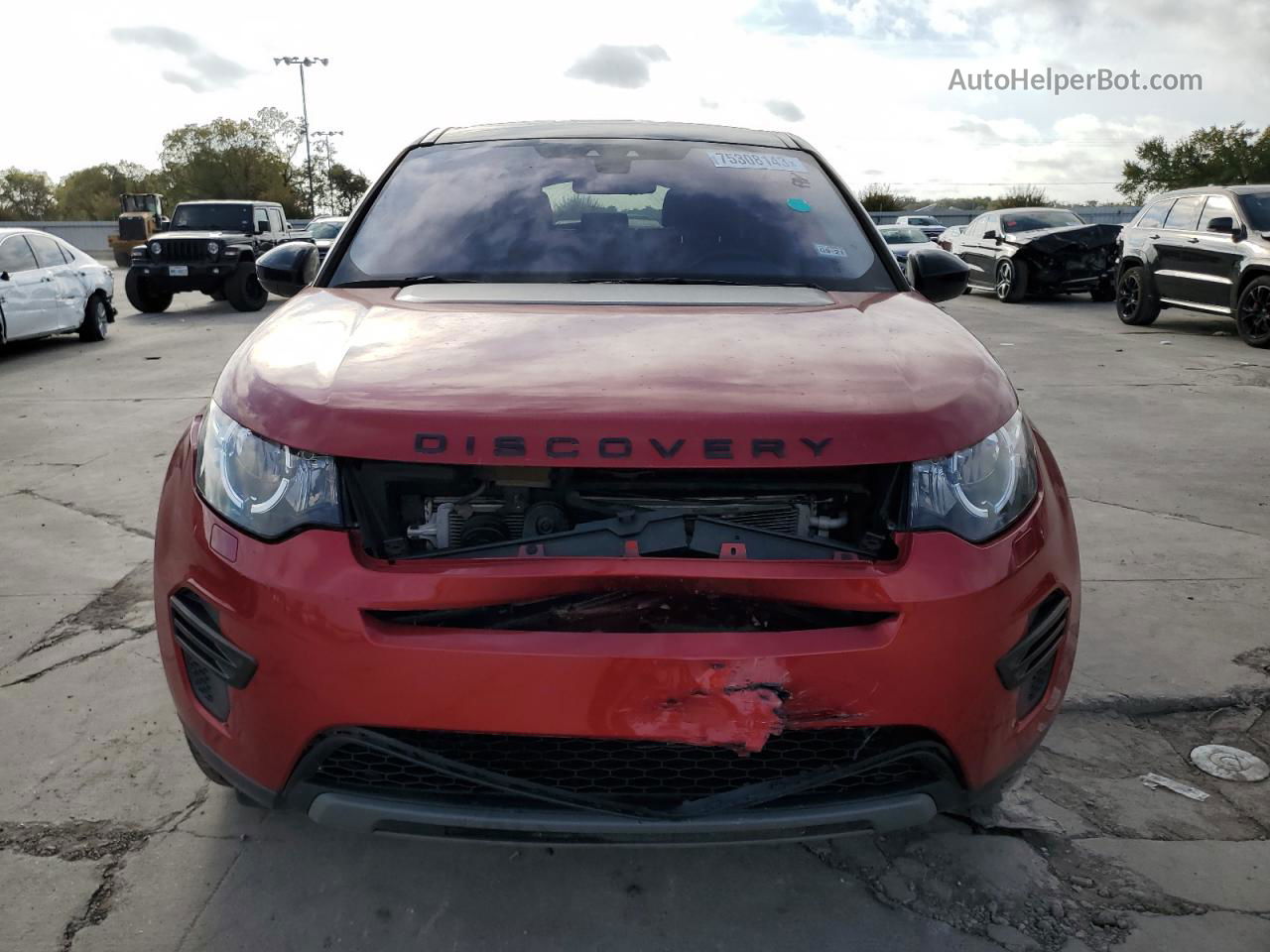 2019 Land Rover Discovery Sport Se Red vin: SALCP2FX6KH784948