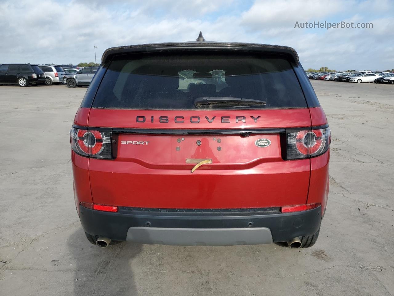 2019 Land Rover Discovery Sport Se Красный vin: SALCP2FX6KH784948