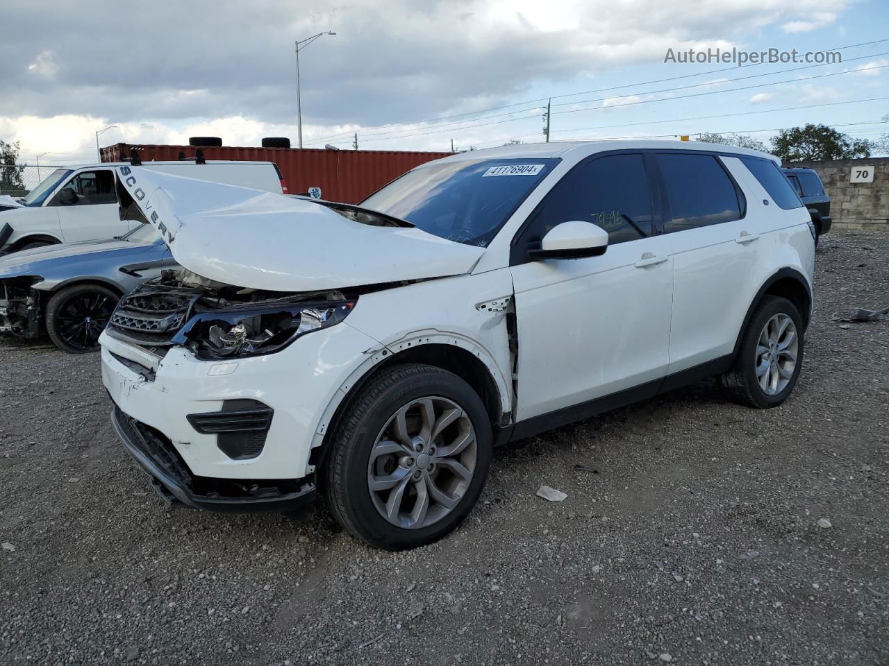 2019 Land Rover Discovery Sport Se White vin: SALCP2FX6KH803854