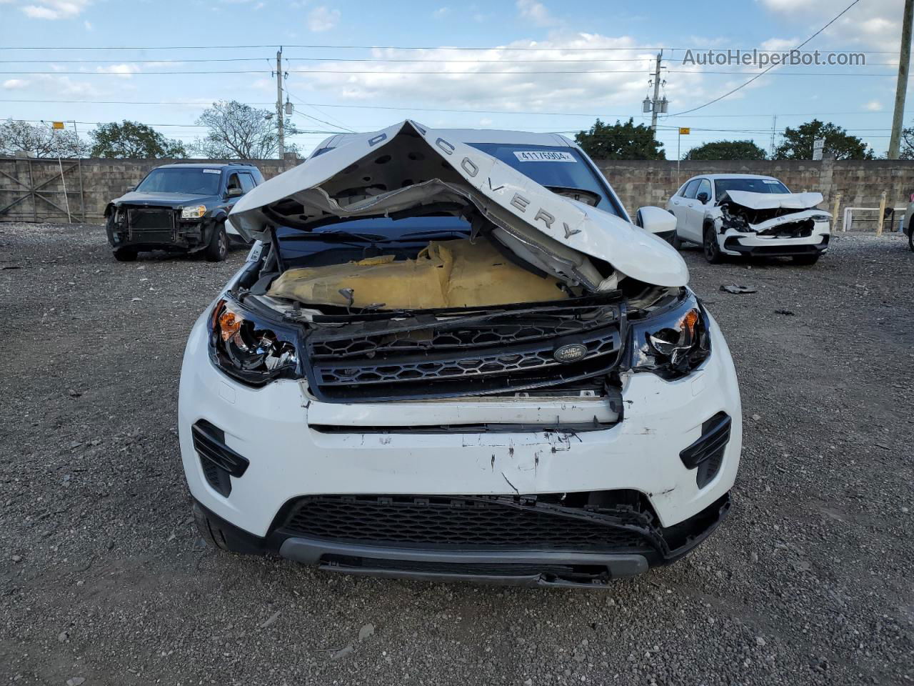 2019 Land Rover Discovery Sport Se White vin: SALCP2FX6KH803854