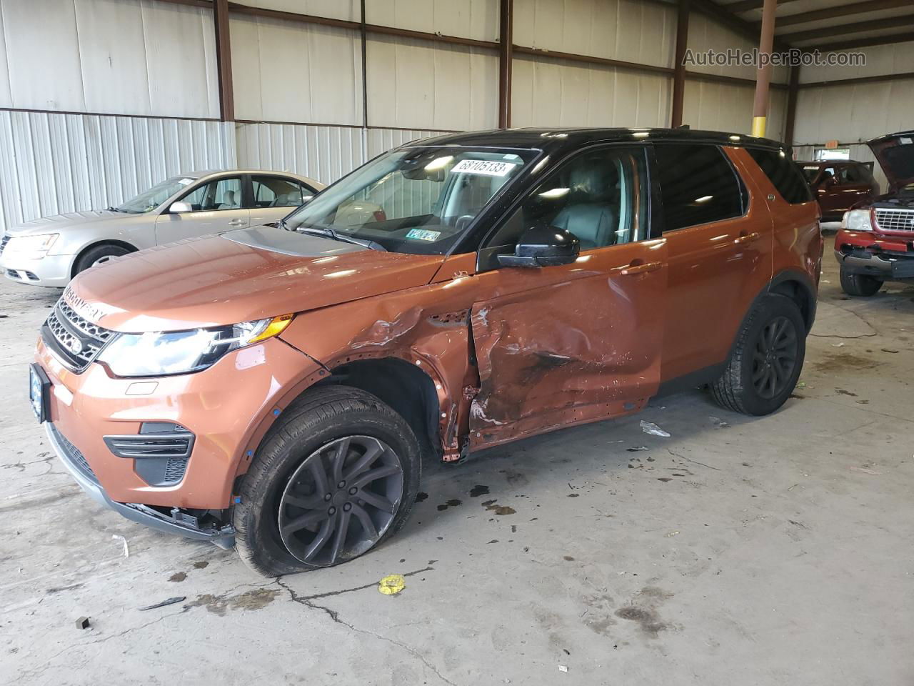 2019 Land Rover Discovery Sport Se Orange vin: SALCP2FX7KH805659