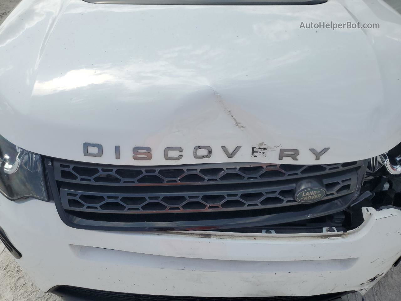 2019 Land Rover Discovery Sport Se Белый vin: SALCP2FX8KH801605