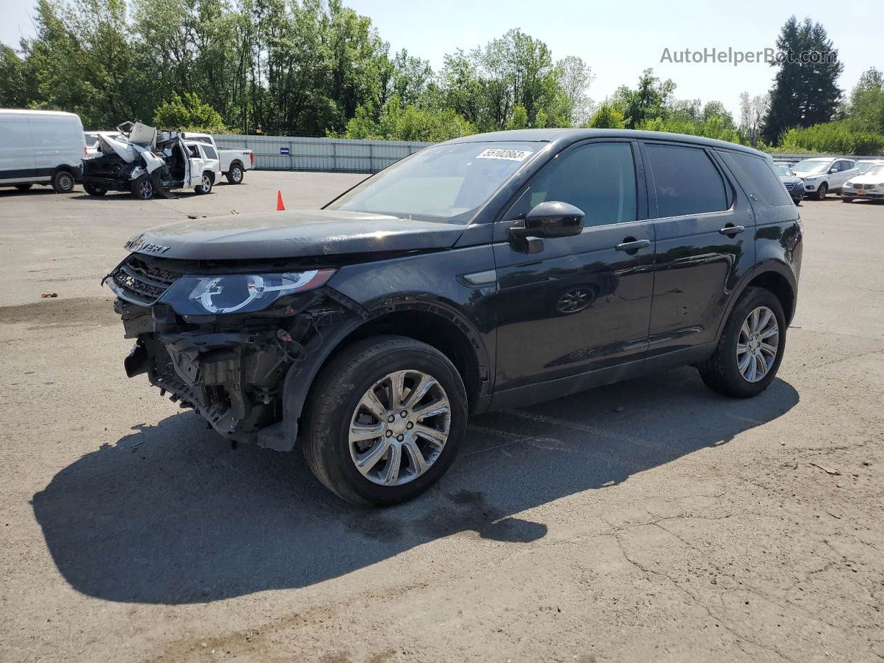 2019 Land Rover Discovery Sport Se Черный vin: SALCP2FX8KH814788