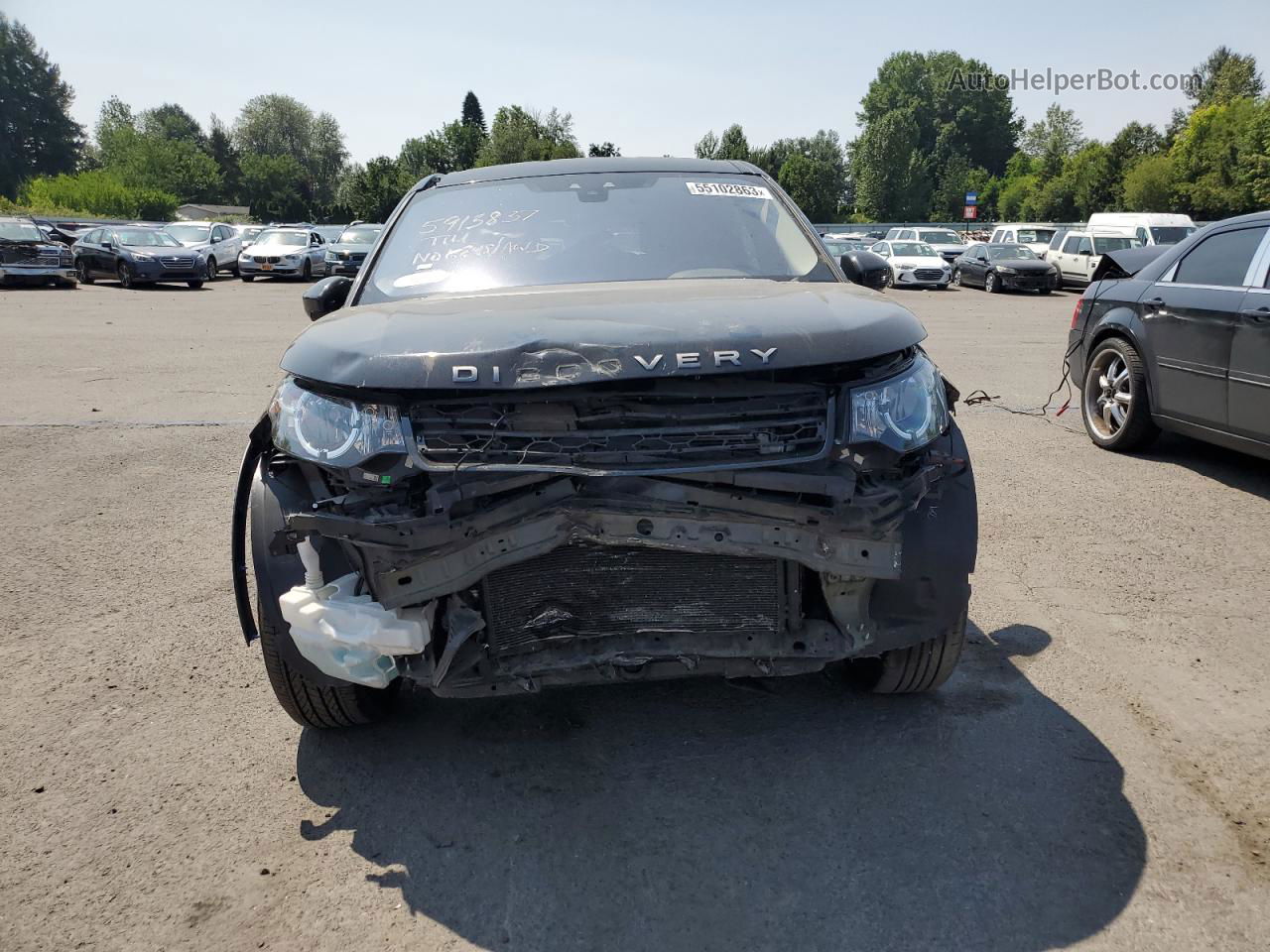 2019 Land Rover Discovery Sport Se Black vin: SALCP2FX8KH814788