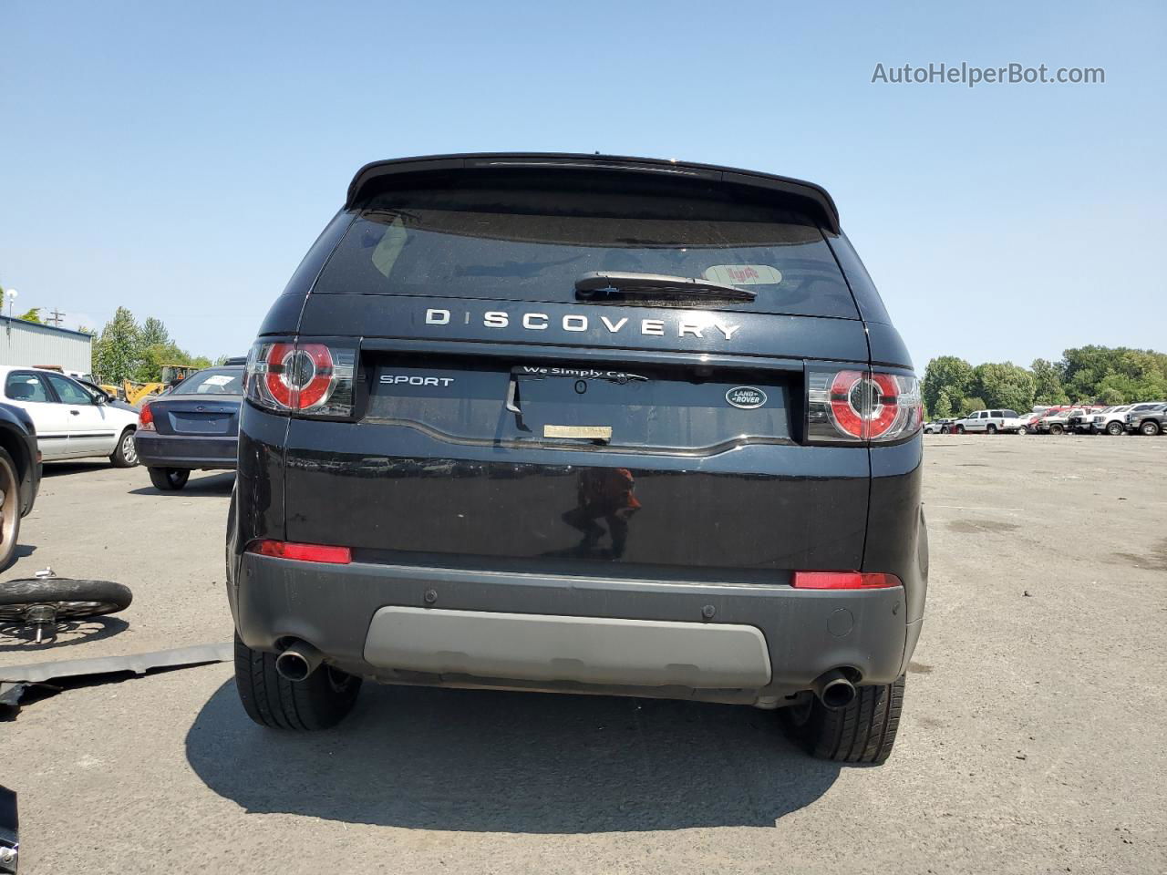 2019 Land Rover Discovery Sport Se Черный vin: SALCP2FX8KH814788