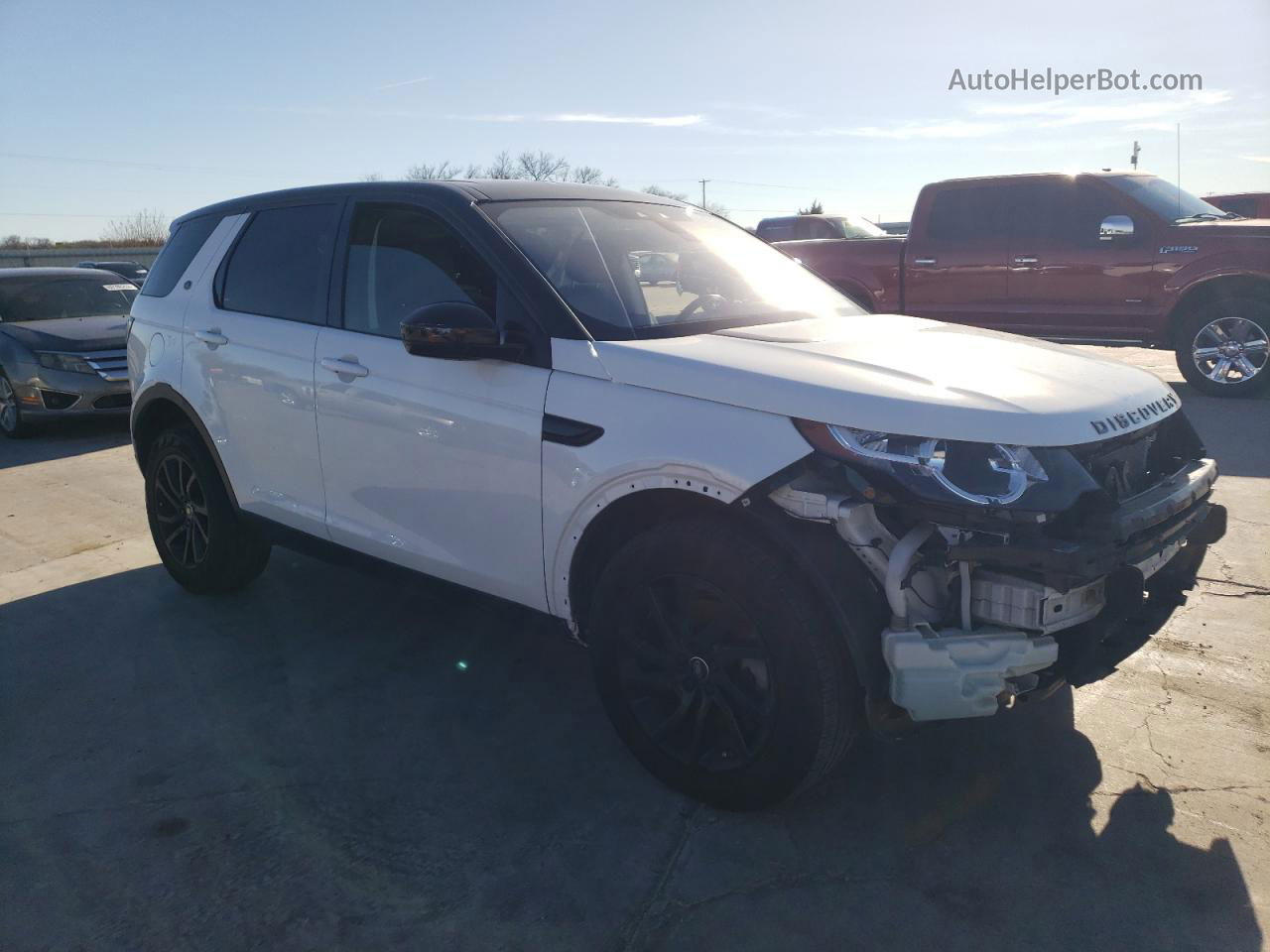 2019 Land Rover Discovery Sport Se White vin: SALCP2FX8KH828402