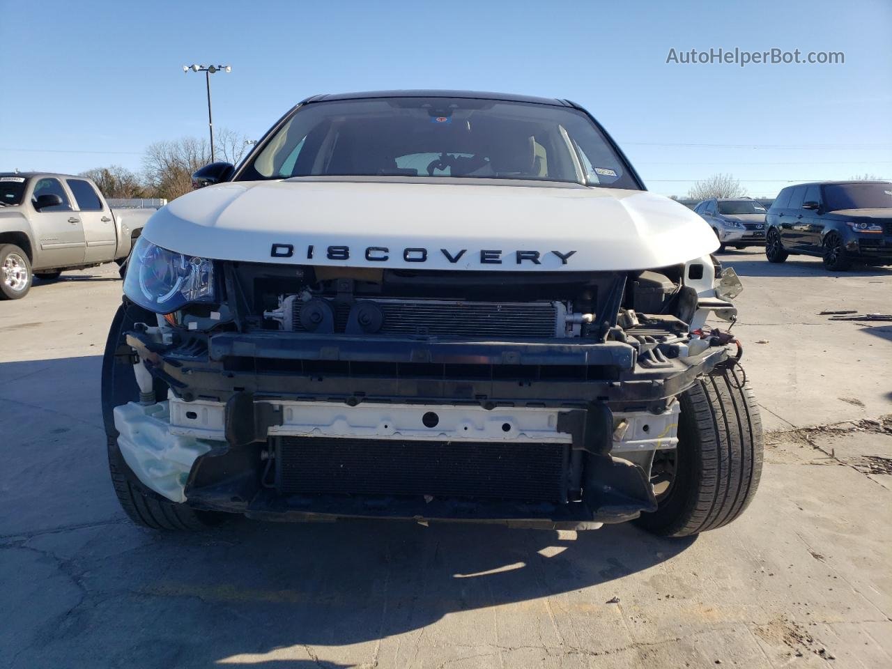 2019 Land Rover Discovery Sport Se White vin: SALCP2FX8KH828402
