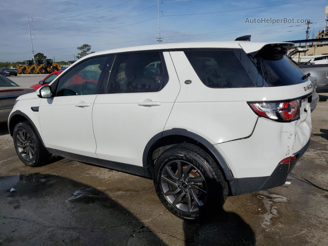 2019 Land Rover Discovery Sport Se White vin: SALCP2FX9KH786046