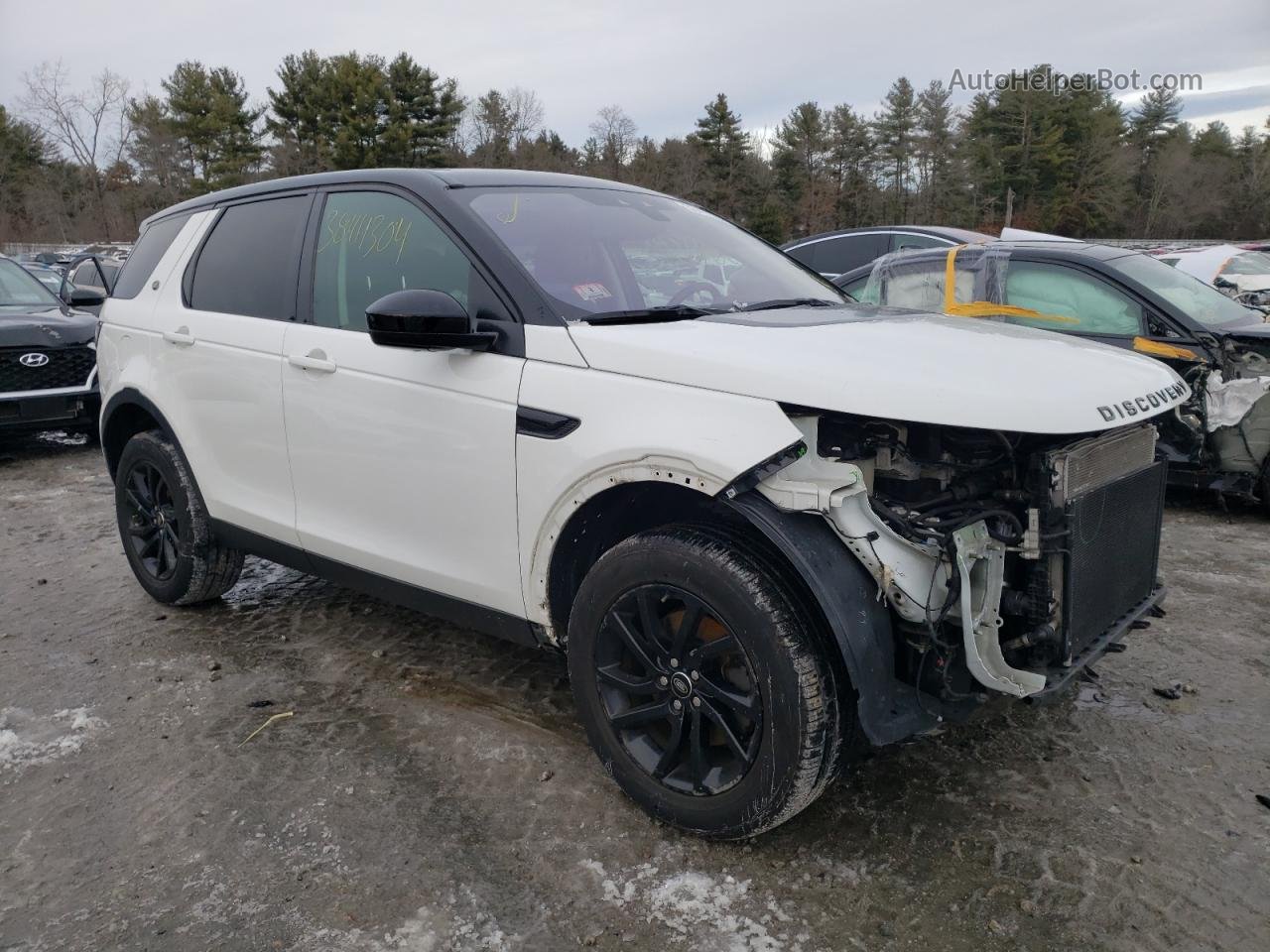 2019 Land Rover Discovery Sport Se White vin: SALCP2FXXKH808023